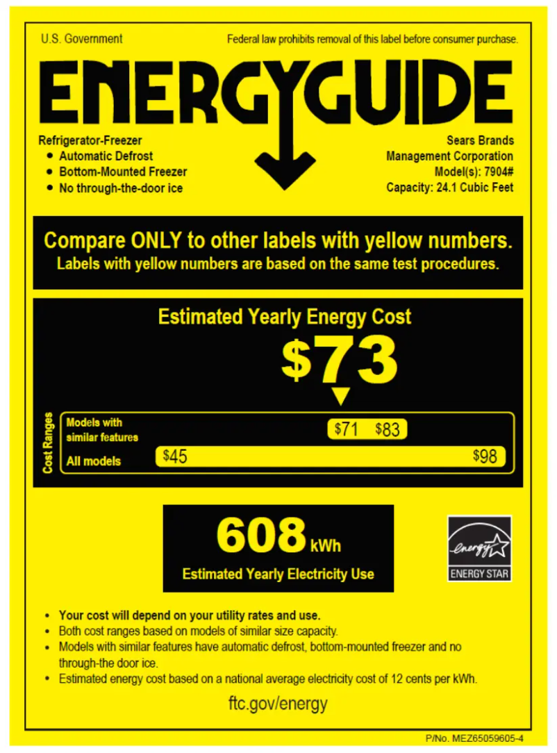 Page 1 of the manual User Manual Kenmore 79042