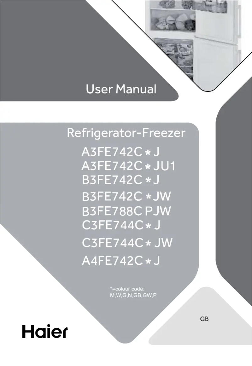 Page 1 of the manual Energy Label Haier A4FE742CPJ
