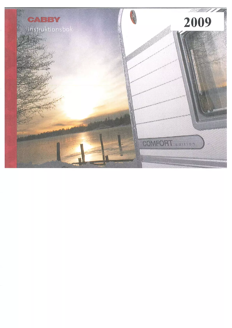 First page image of the manual for 2009