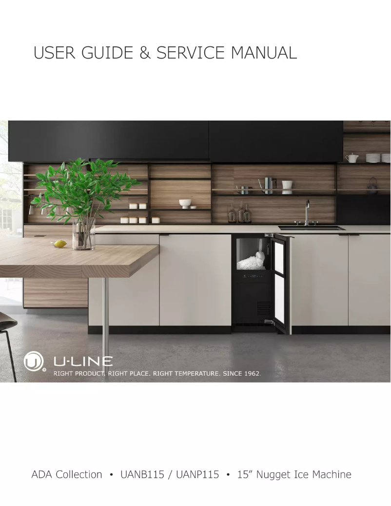 First page image of the manual for UANP115