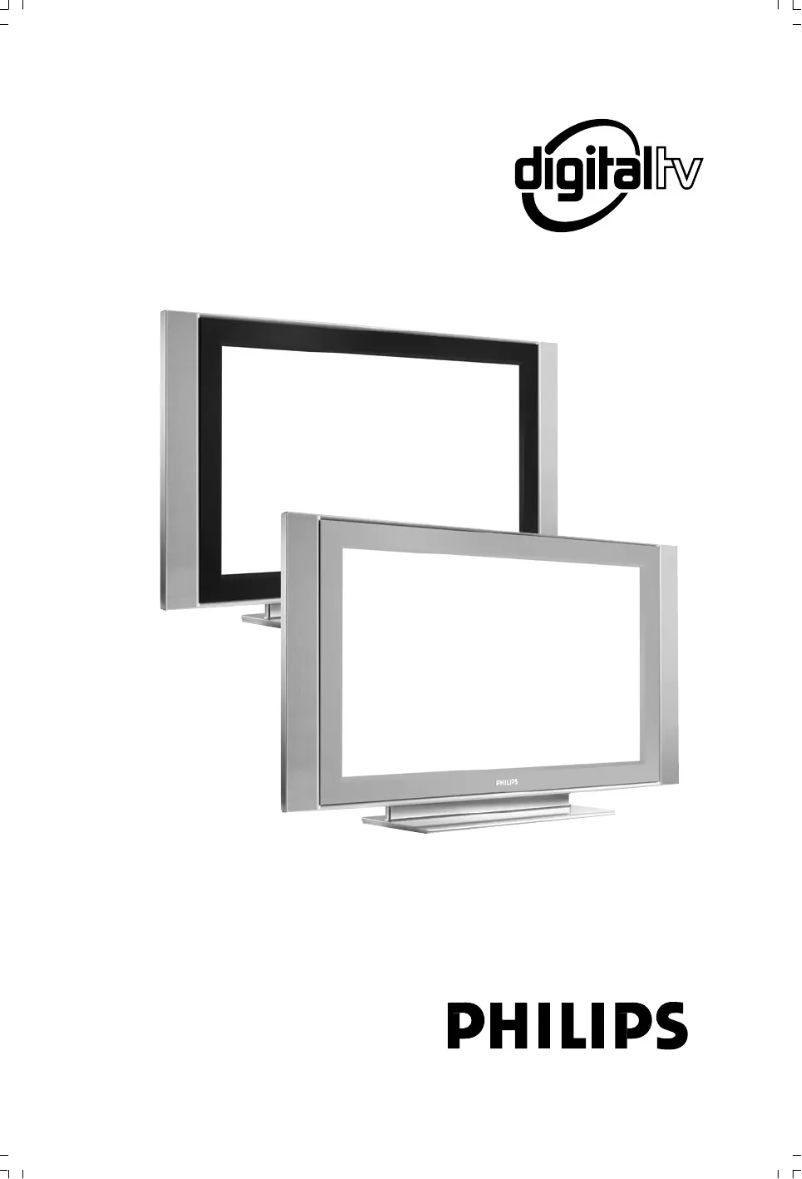 First page image of the manual for 37PF5520D