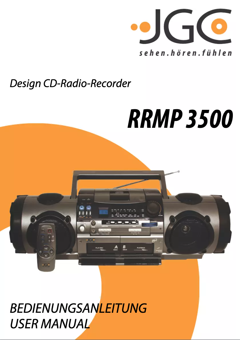 First page image of the manual for RRMP 3500