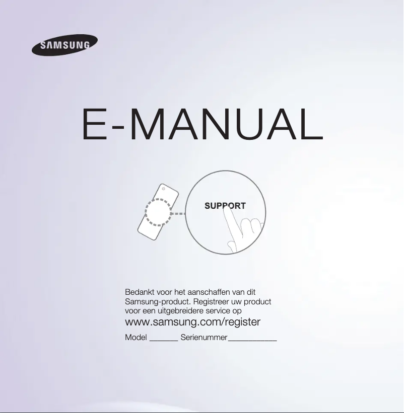 First page image of the manual for UE22ES5410