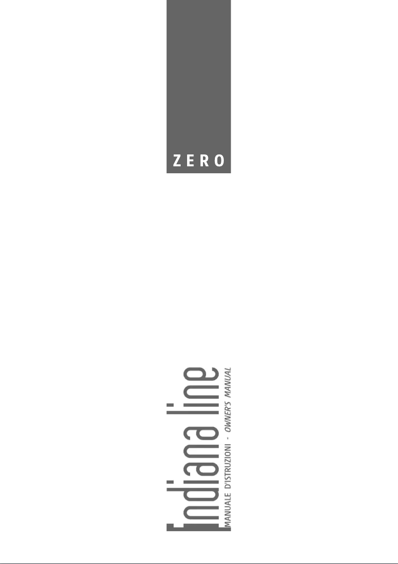 Page 1 of the manual User Manual Indiana Line Zero