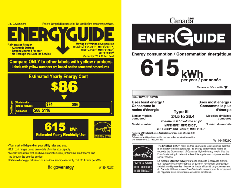 First page image of the manual for MRFF4136RZ