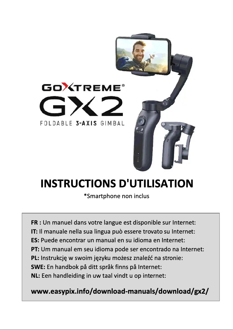 First page image of the manual for Gimbal Gx2
