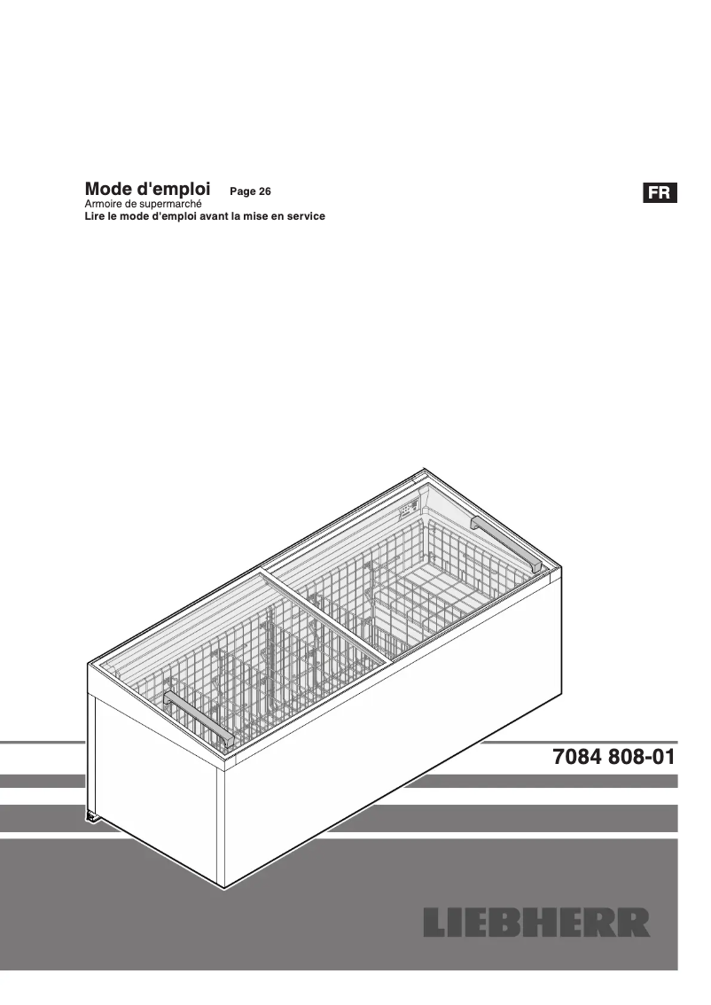 Page 1 of the manual User Manual Liebherr STEs 772