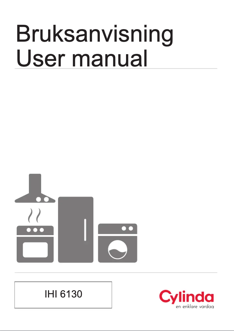Page 1 of the manual User Manual Cylinda IHI 6130