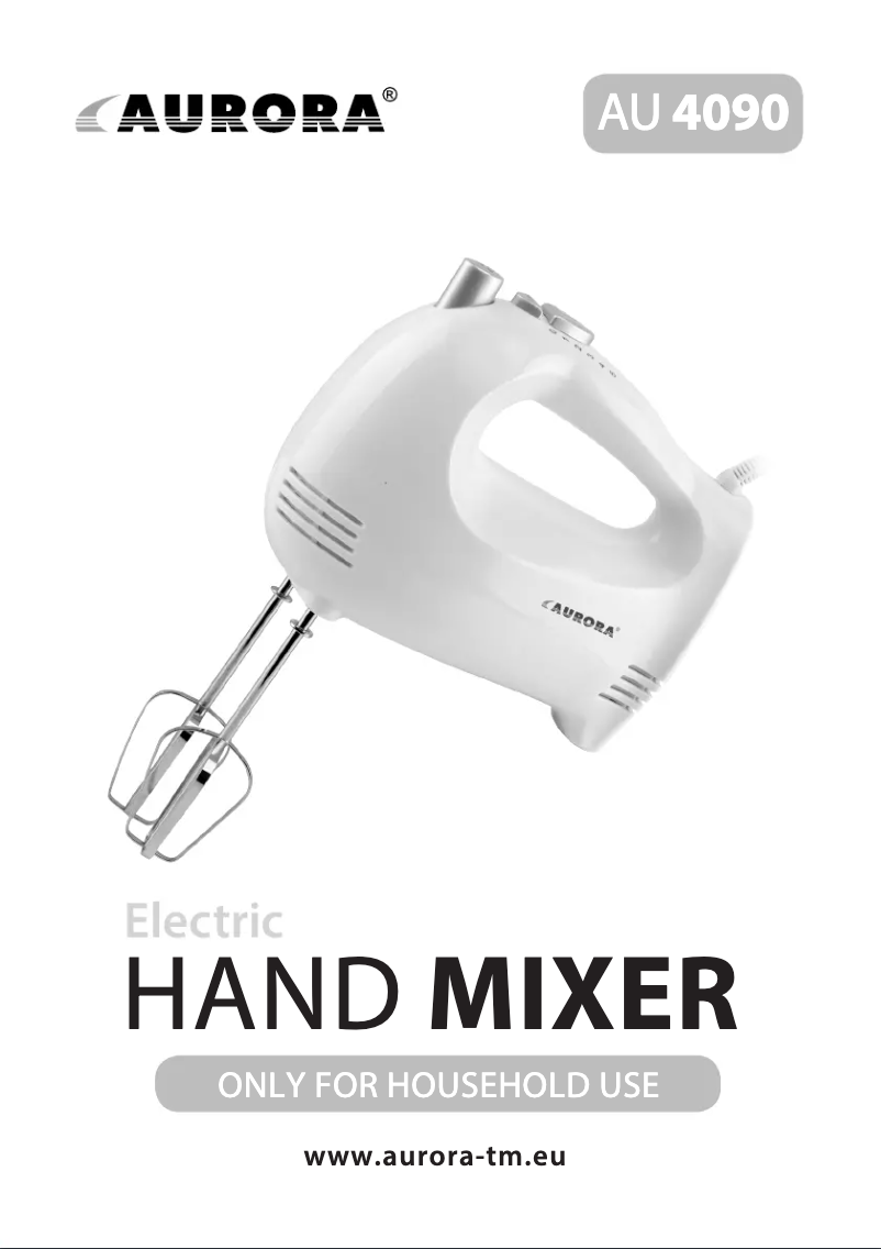 First page image of the manual for AU4090