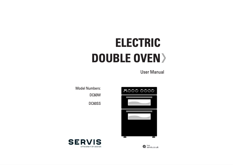Page 1 of the manual User Manual Servis DC60B