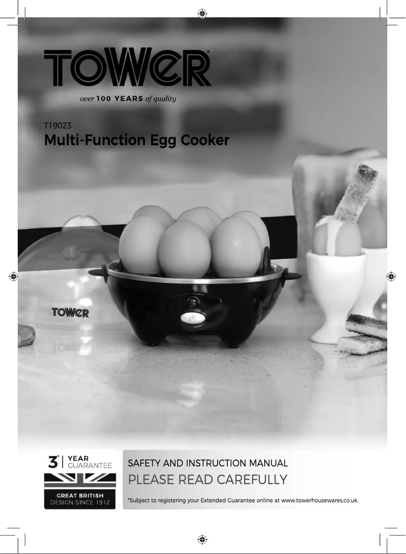 First page image of the manual for T19023