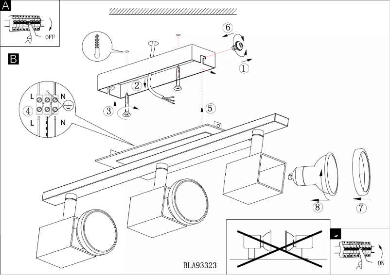 Page 1 of the manual User Manual Eglo Zabella