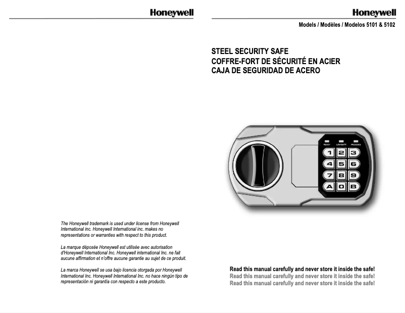 First page image of the manual for 5301DOJ