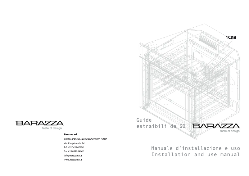 First page image of the manual for 1CG6