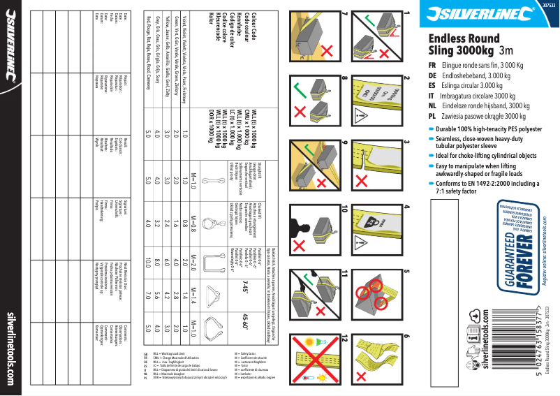 First page image of the manual for 307533