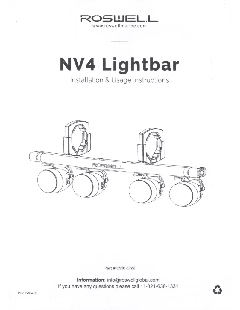 Page 1 of the manual User Manual Roswell Nightvision 4