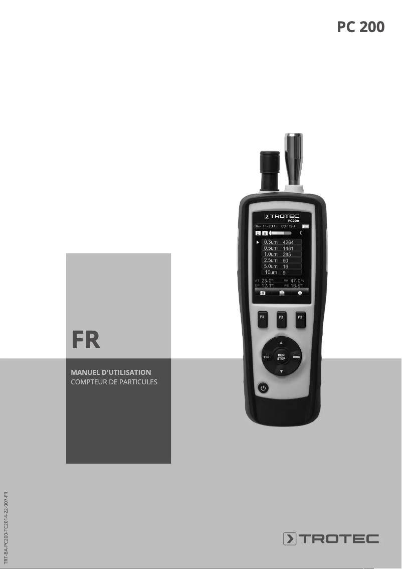 First page image of the manual for PC200