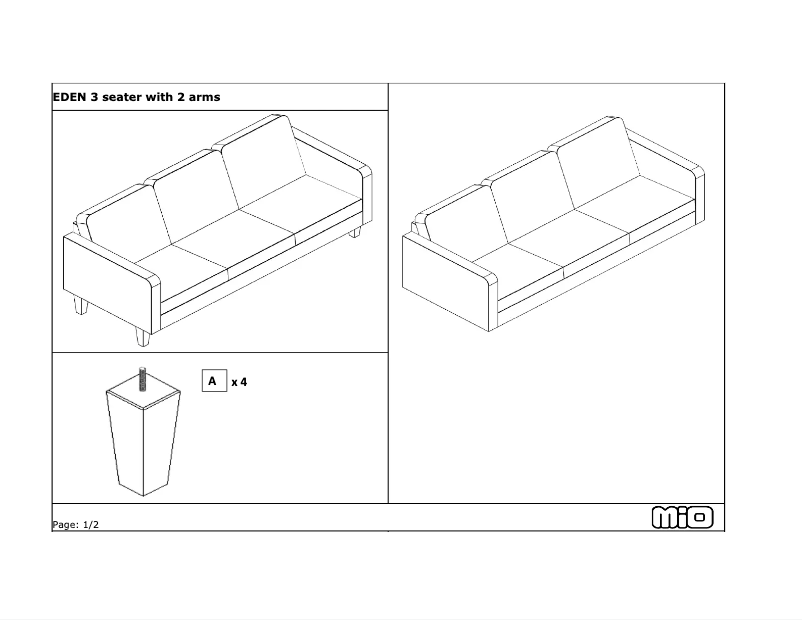 Page 1 of the manual User Manual Mio Eden