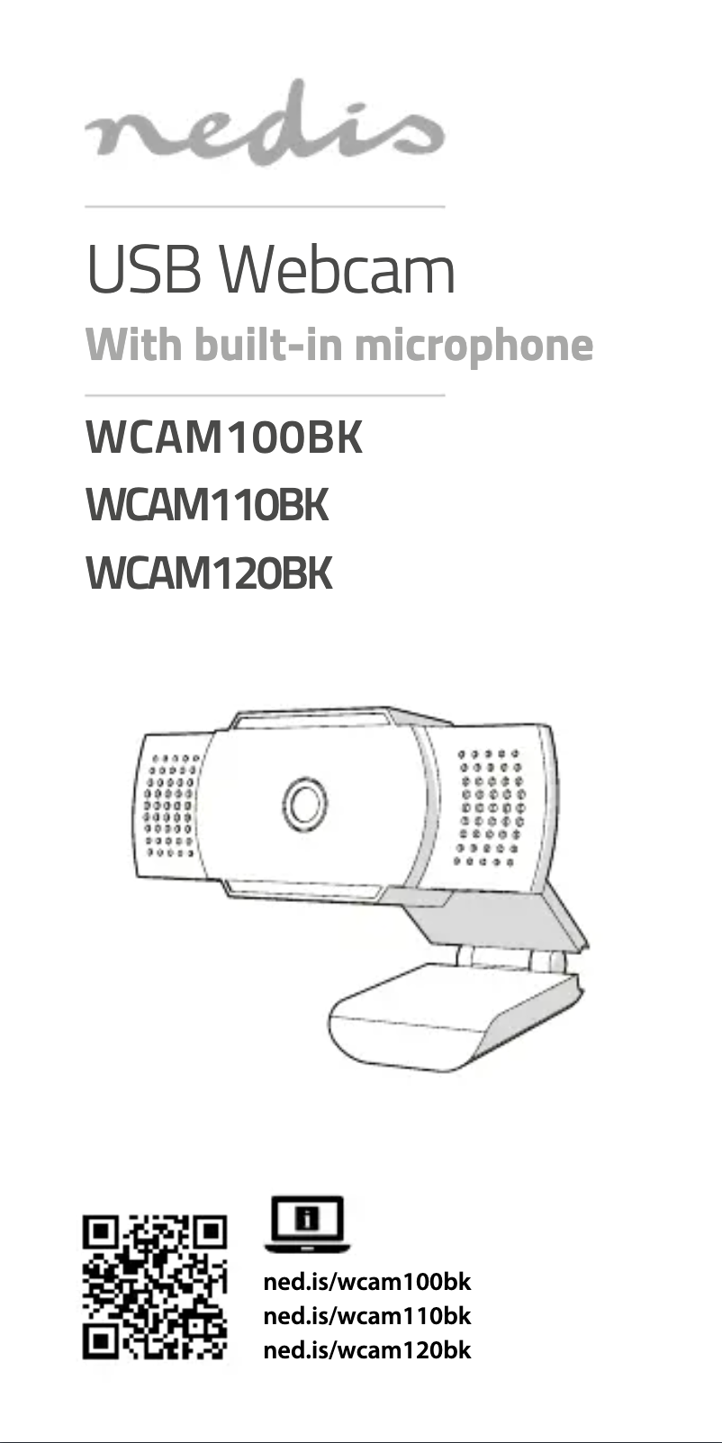 Page 1 of the manual User Manual Nedis WCAM120BK