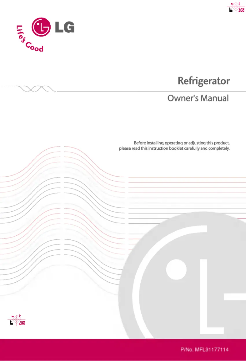 First page image of the manual for GR-369GTQ