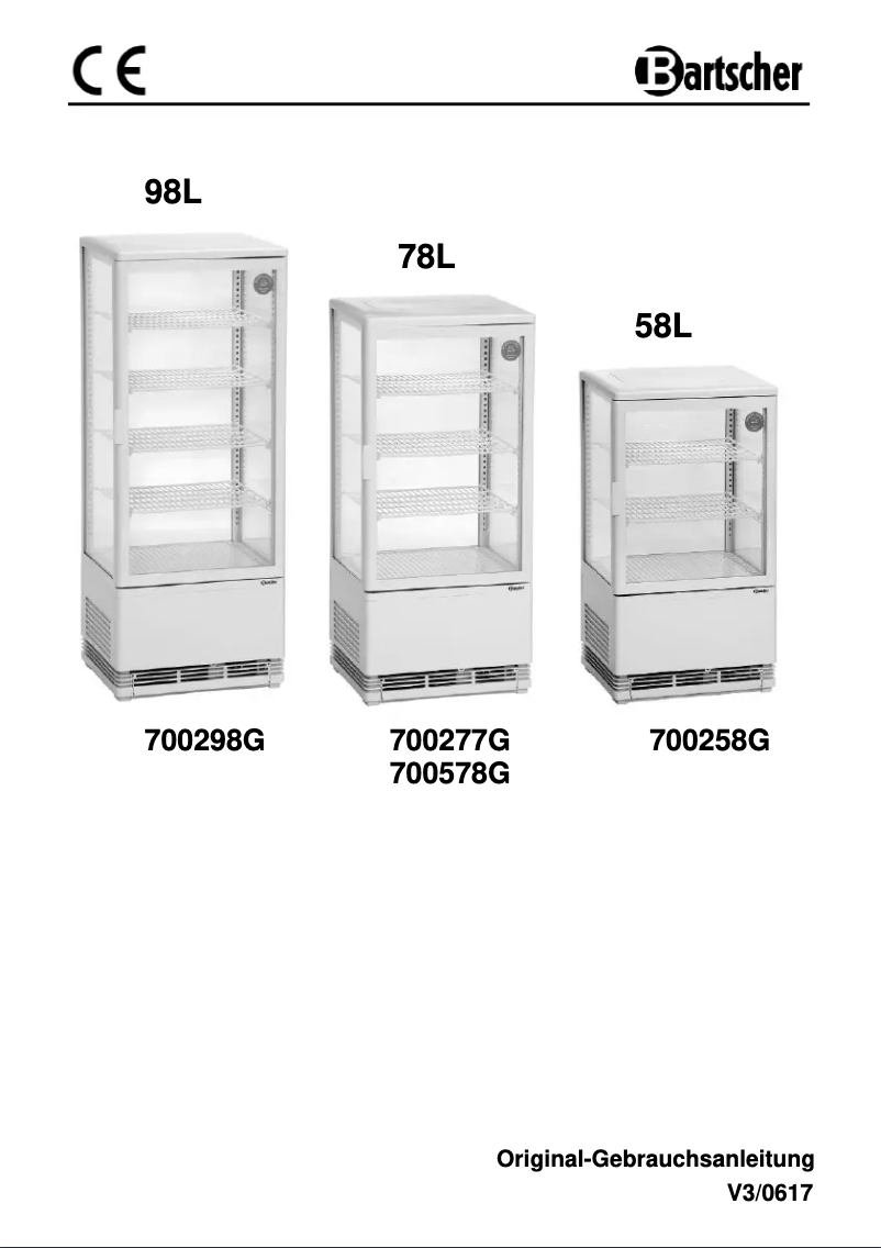 First page image of the manual for 700298G