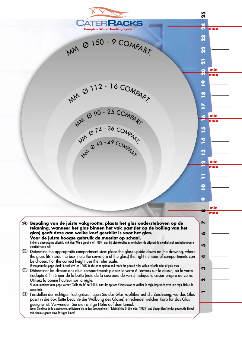 Page 1 of the manual User Manual CaterRacks CR2523