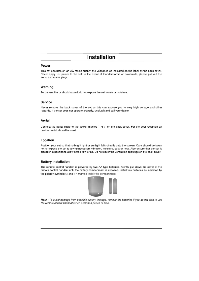 Page 1 of the manual User Manual LG CF-20D30