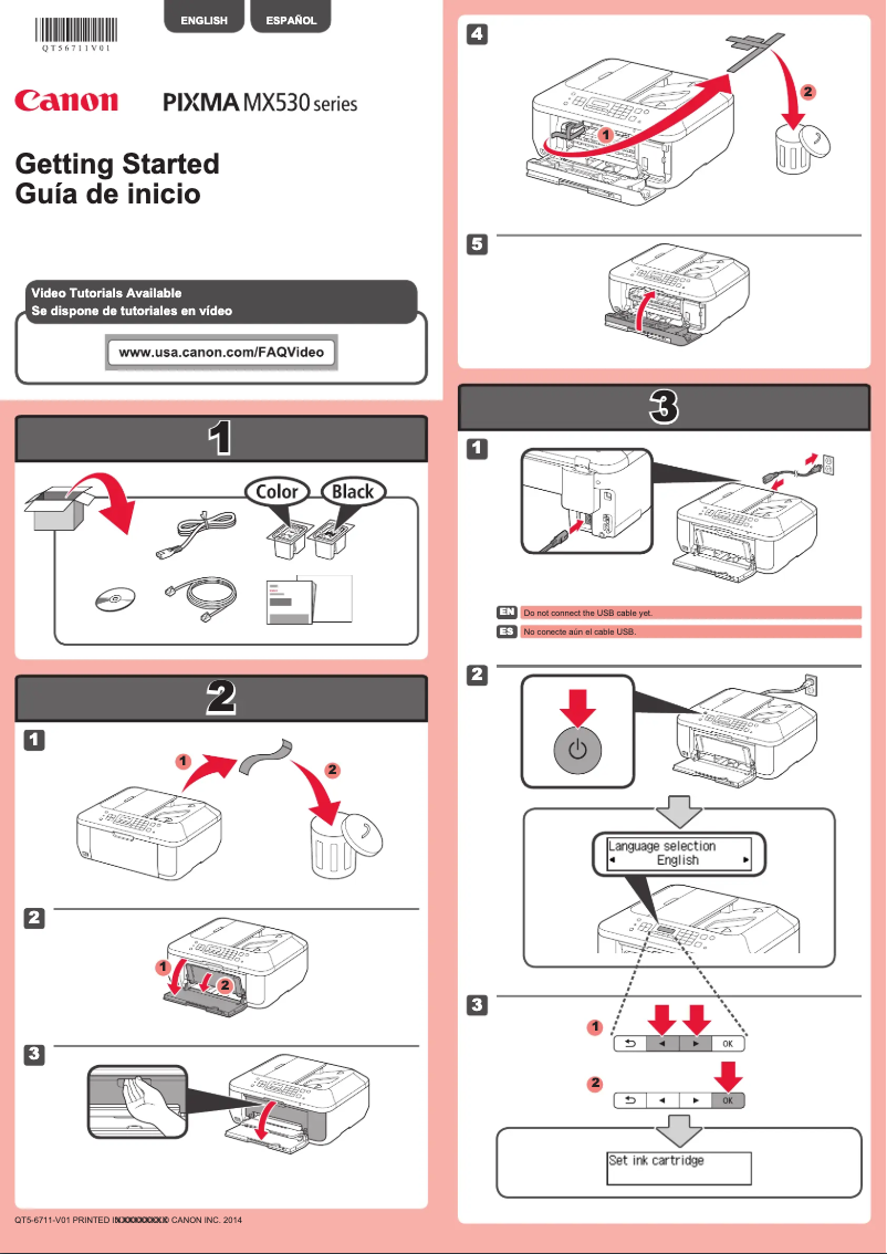 Page 1 of the manual User Manual Canon Pixma MX532