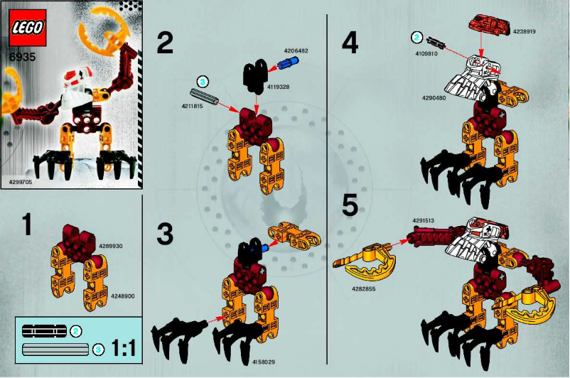 Page 1 of the manual User Manual Lego Bad Guy