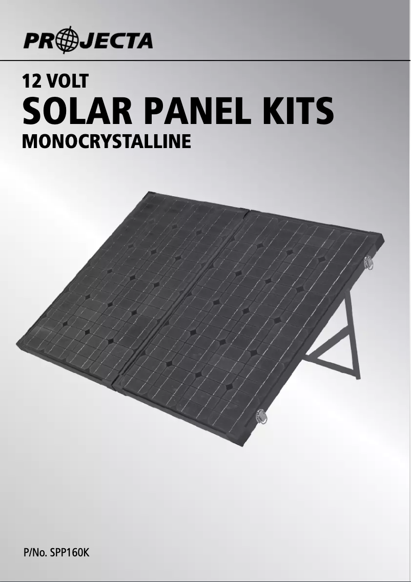 Image de la première page du manuel de l'appareil SPP160K