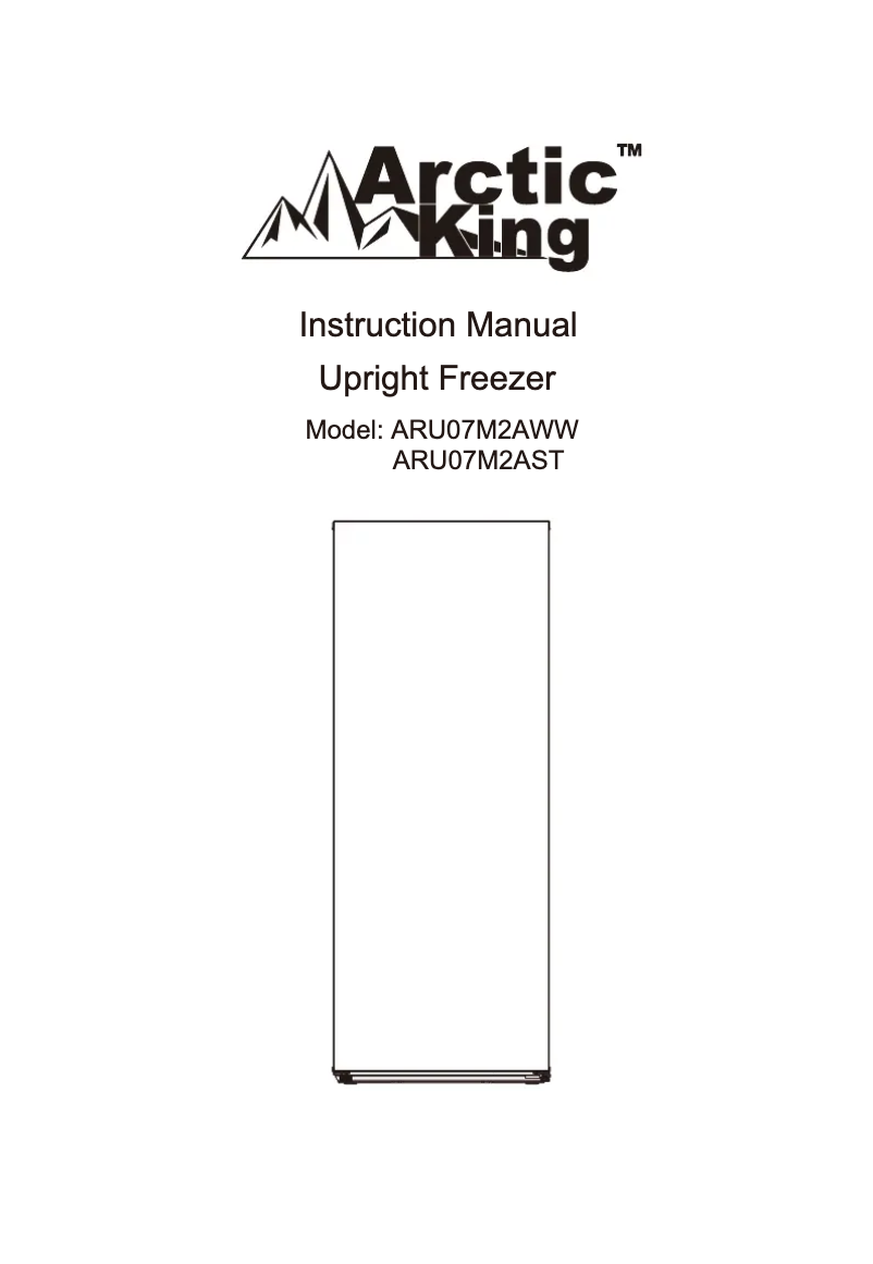 Page 1 of the manual User Manual Midea ARU07M2AST