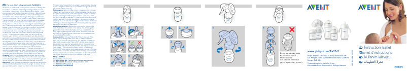 First page image of the manual for Avent SCF627