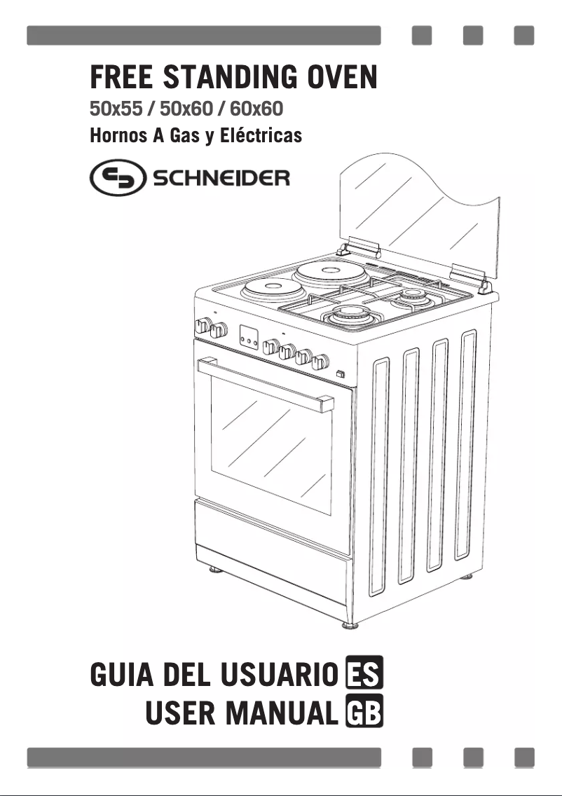 Page 1 of the manual User Manual Schneider SCG 5010X