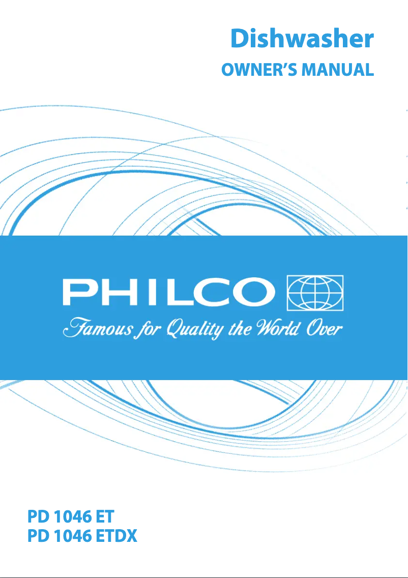 Page 1 of the manual User Manual Philco PD 1046 ETDX