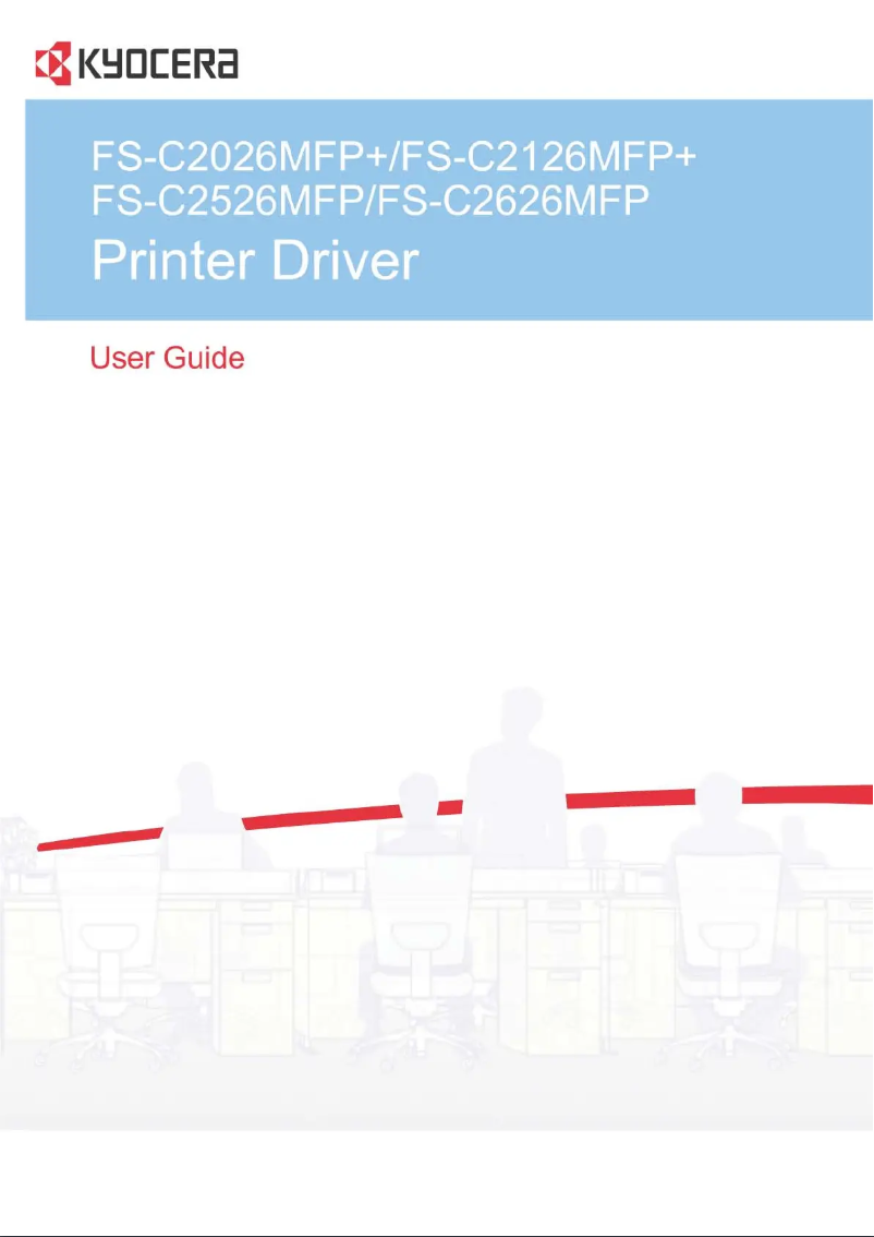 First page image of the manual for MFP FS-C2526MFP