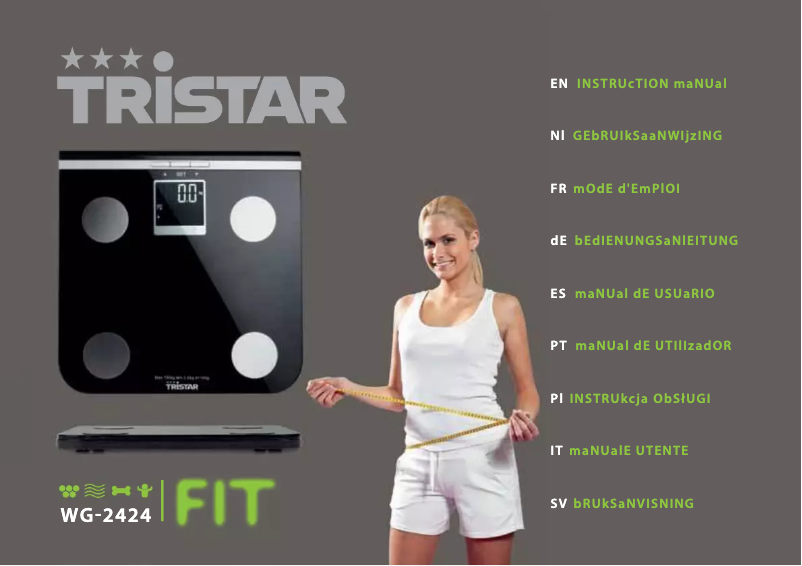 First page image of the manual for WG-2424