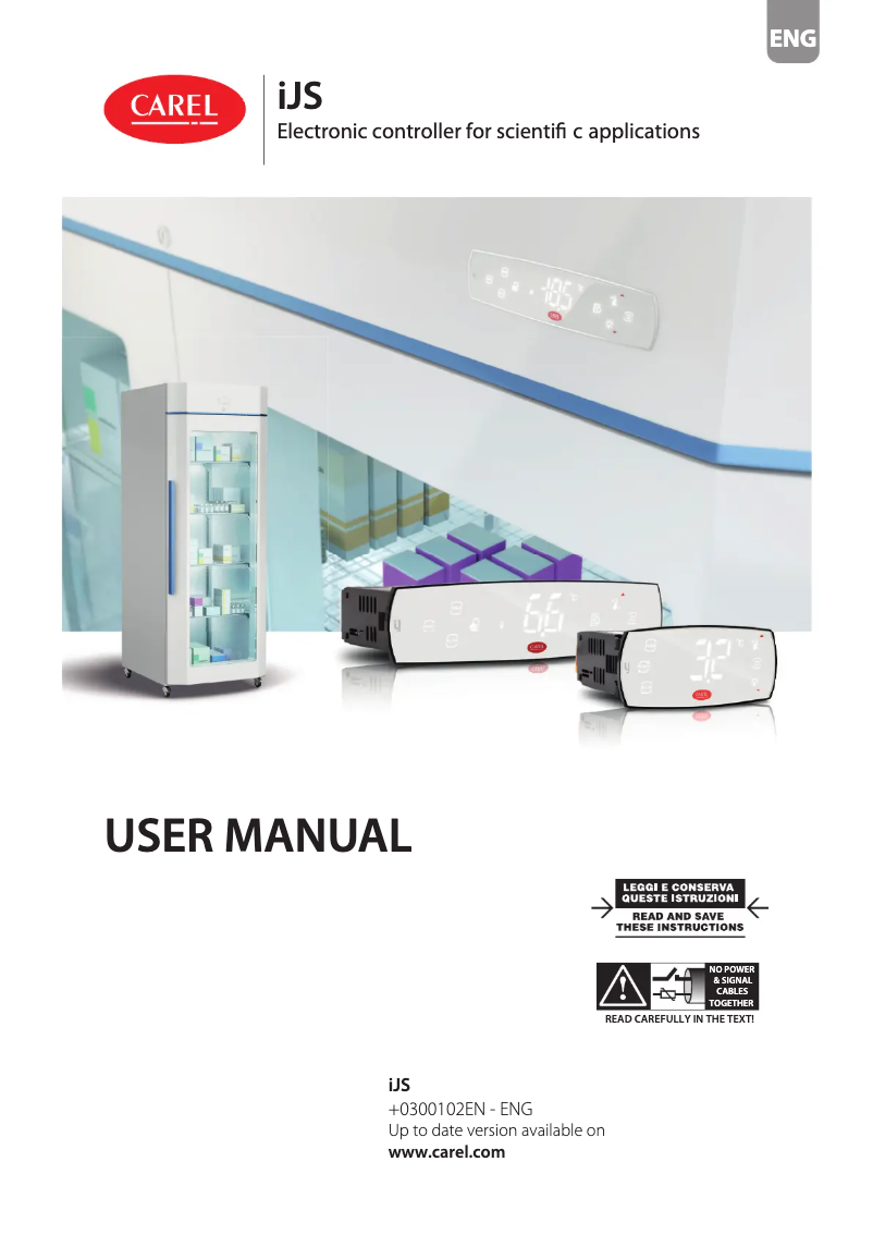 First page image of the manual for iJS