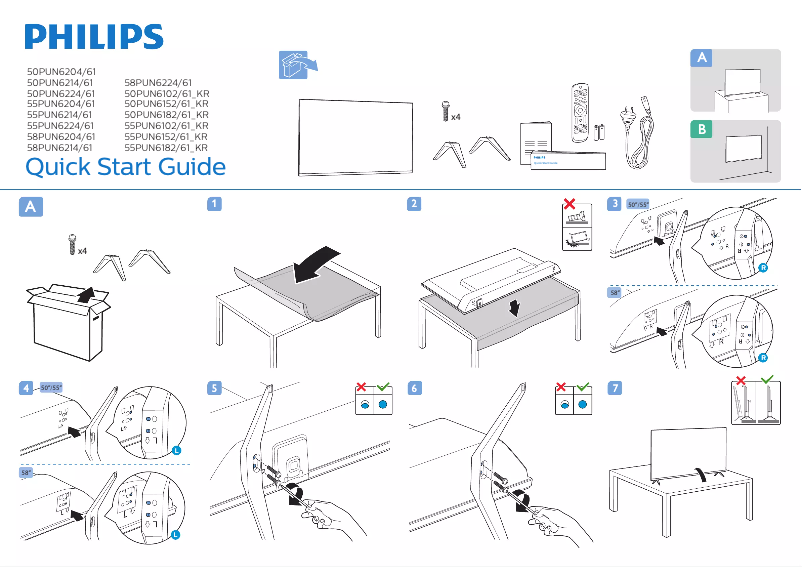 First page image of the manual for 50PUN6214