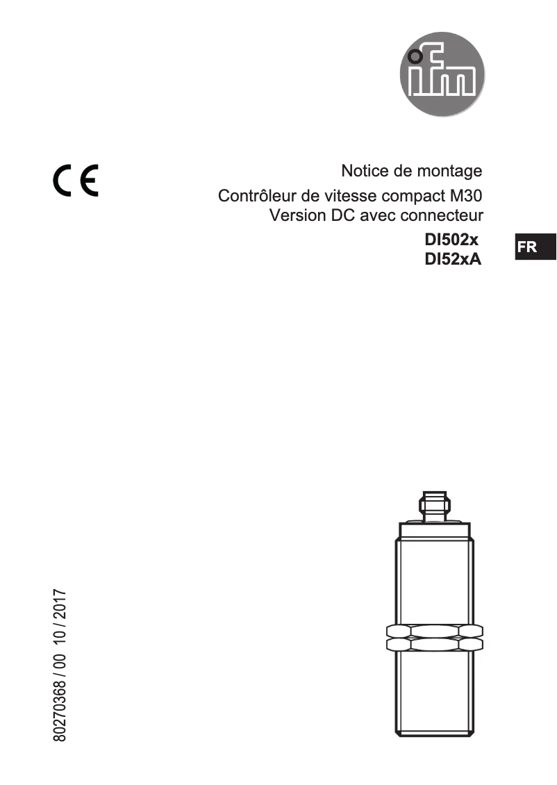 First page image of the manual for DI521A