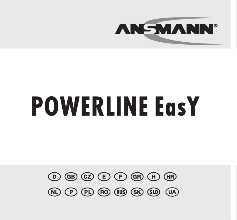 First page image of the manual for Powerline Easy