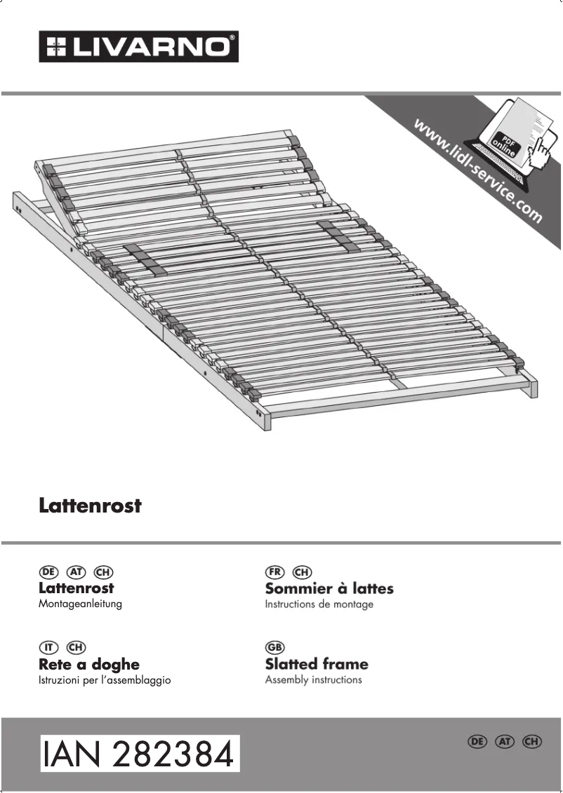 Page 1 of the manual User Manual Livarno Lux IAN 282384