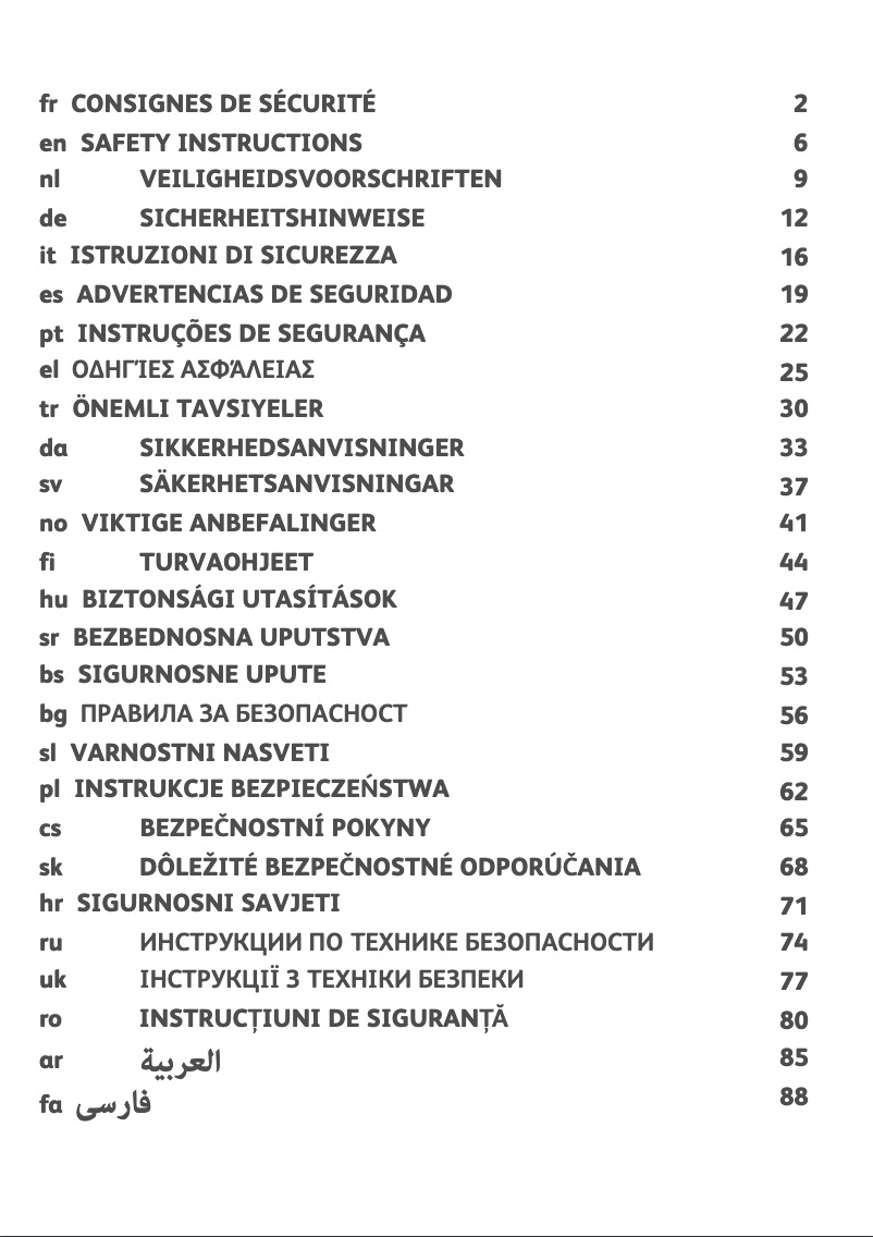Page 1 of the manual User Manual Moulinex Easy Fry & Grill EZ505D10
