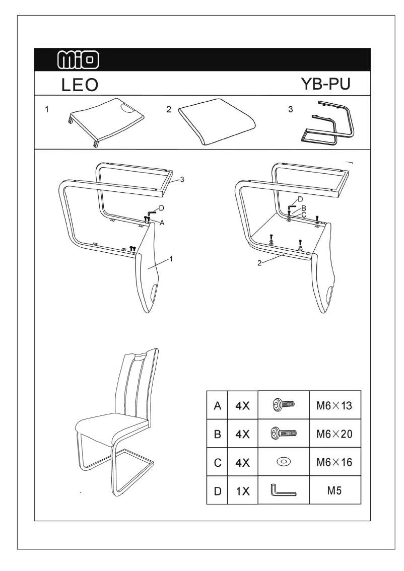 Page 1 of the manual User Manual Mio Leo