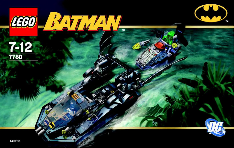 First page image of the manual for The Batboat (TM): Hunt for Killer Croc (TM)