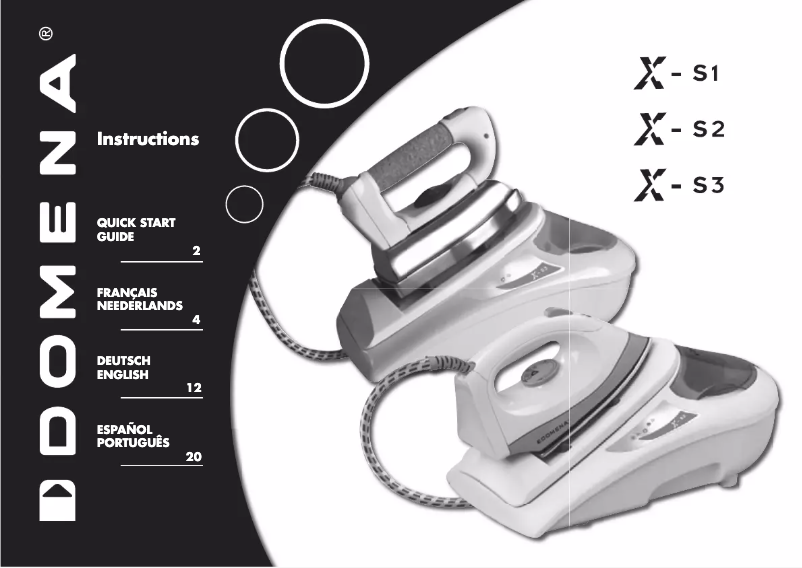 First page image of the manual for X s2