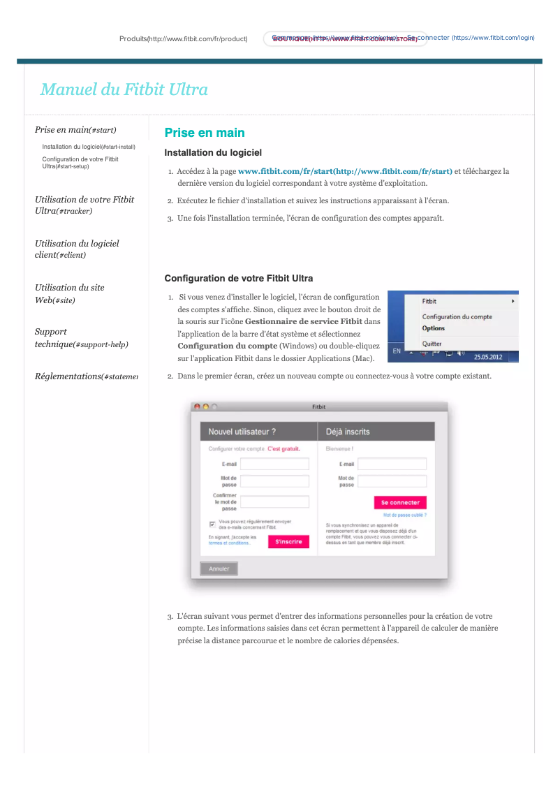 Image de la première page du manuel de l'appareil Ultra