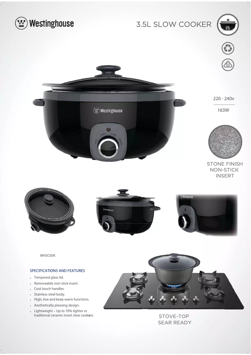 First page image of the manual for WHSC04K