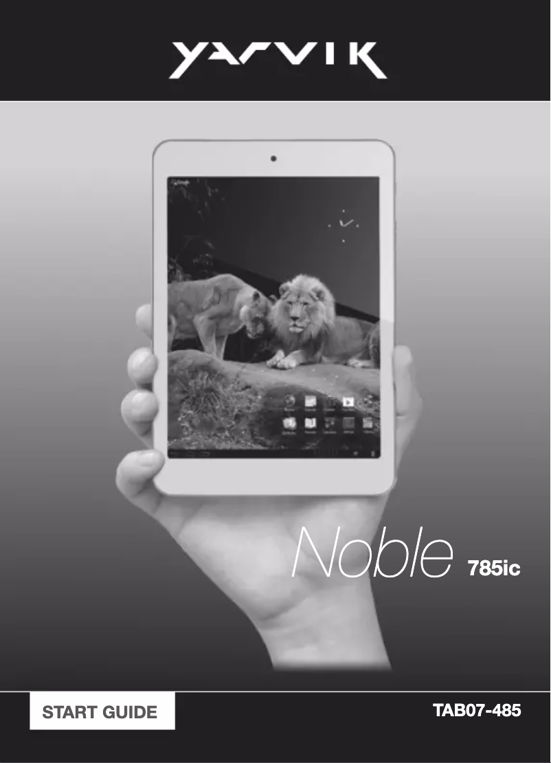 First page image of the manual for Noble 7"