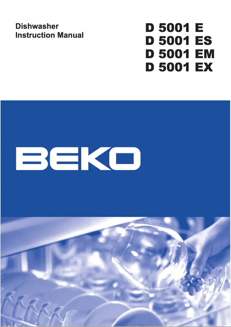 First page image of the manual for D 5001 E