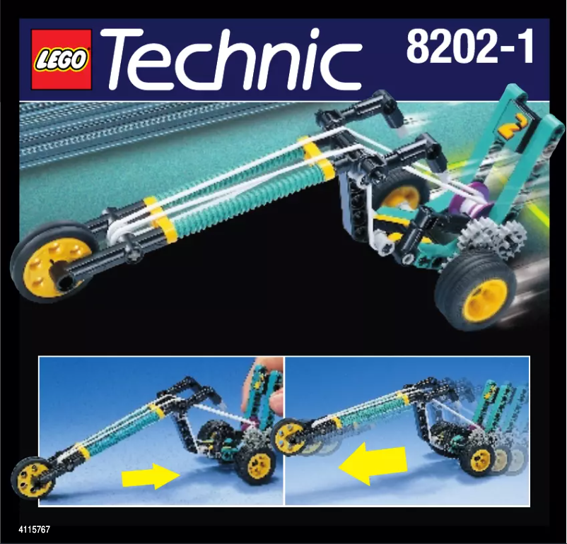 First page image of the manual for Technic 8202